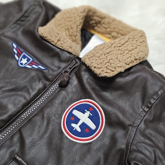 Gymboree Kid’s Aviator Bomber Jacket – Size 3T - Picture 2 of 4